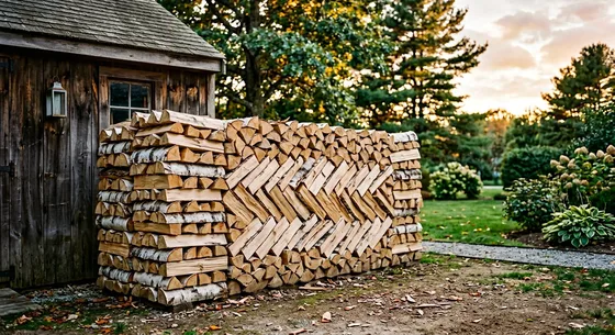Укладка дров в Лыткарине, улица Зелёная, 23